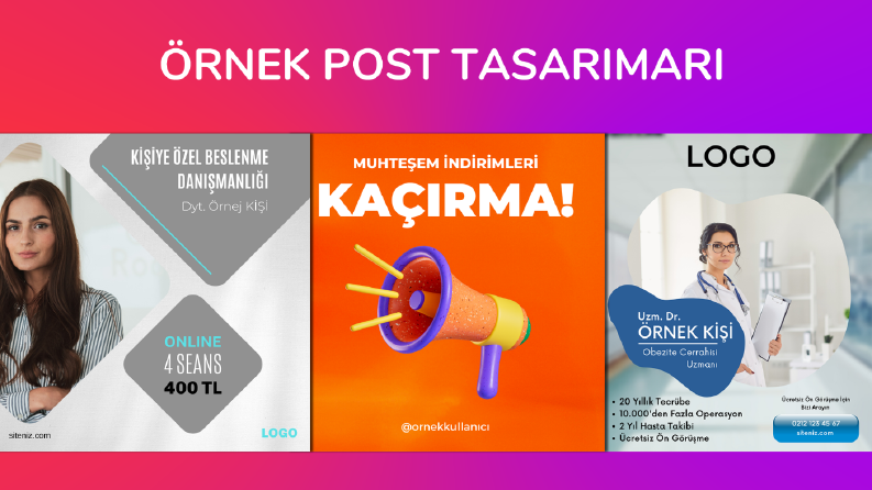 Örnek post tasarımları
