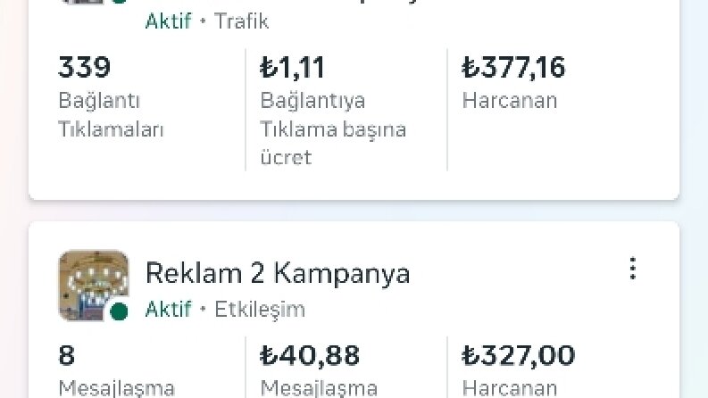 Cami Avizeleri Meta Reklami