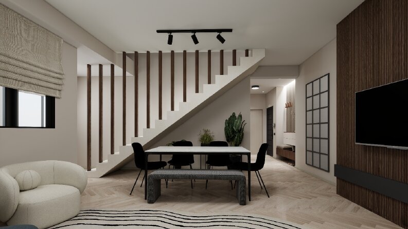 Hacıkerimoğlu İnşaat Apartman Dublexi Renderları 