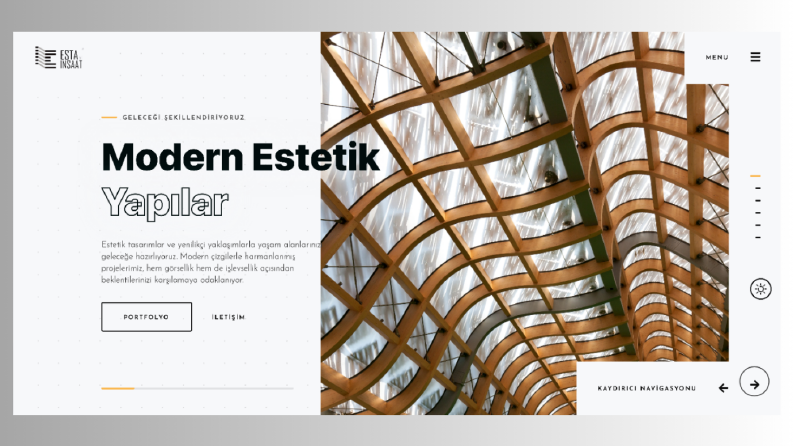 Esta56 İnşaat – Tam Kapsamlı Kurumsal Web Sitesi