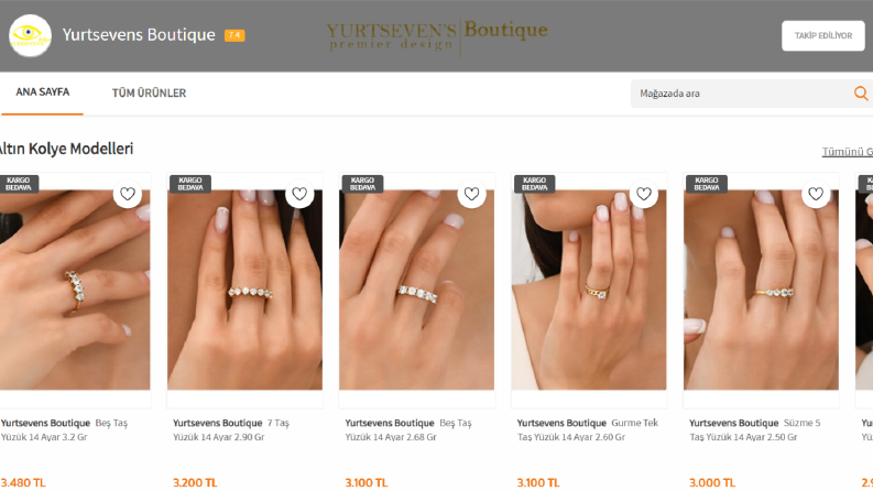 Yurtseven's Boutique Trendyol Ürün Girişi