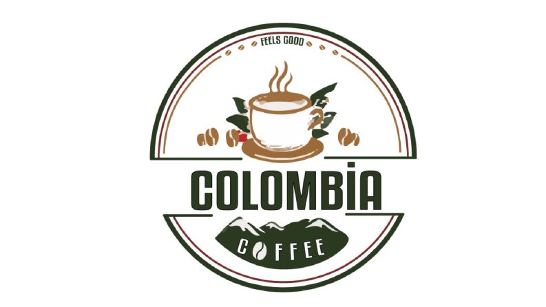 Colombia Coffee Konsept Logo Tasarımı