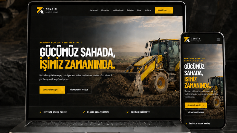Ben markanıza özel profesyonel kurumsal web sitesi tasarları