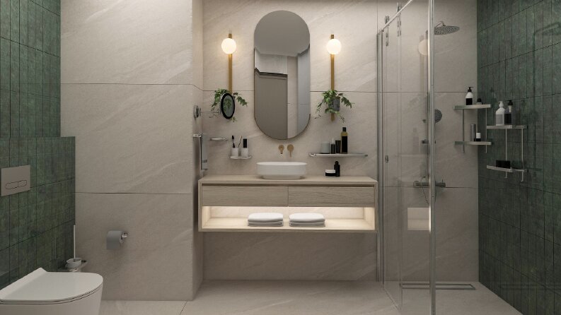 S.Y. Villası Banyo Tasarımı - Urla