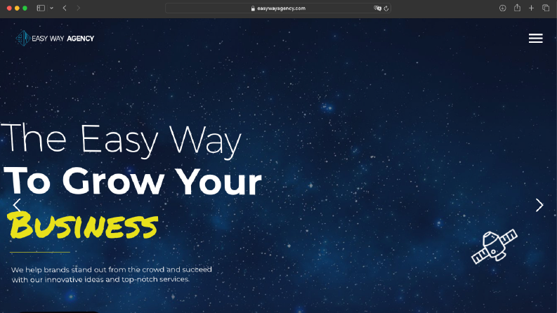 EasyWay Agency - Site Tasarımı