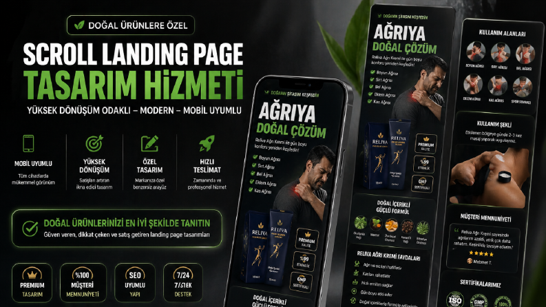 Ağrı Kremi Yaprak Site Tasarımı