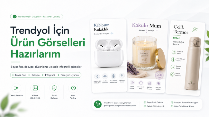 Pazaryerleri'ne Özel Ürün görselleri.