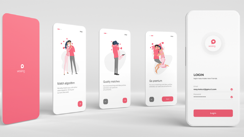 Wooing - Mobil Tasarım