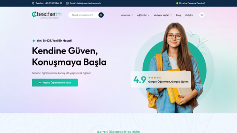 Teacherim – Online Dil Eğitimi