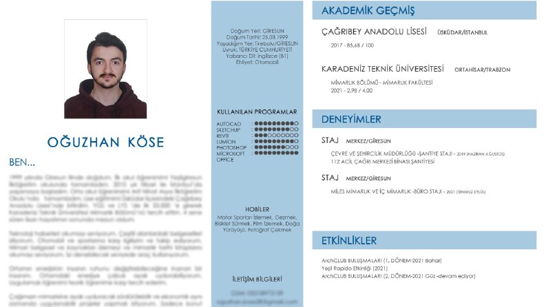 CV Hazırlama