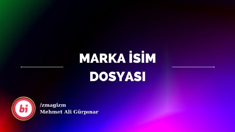 Marka İsmi - 6 Alternatifli