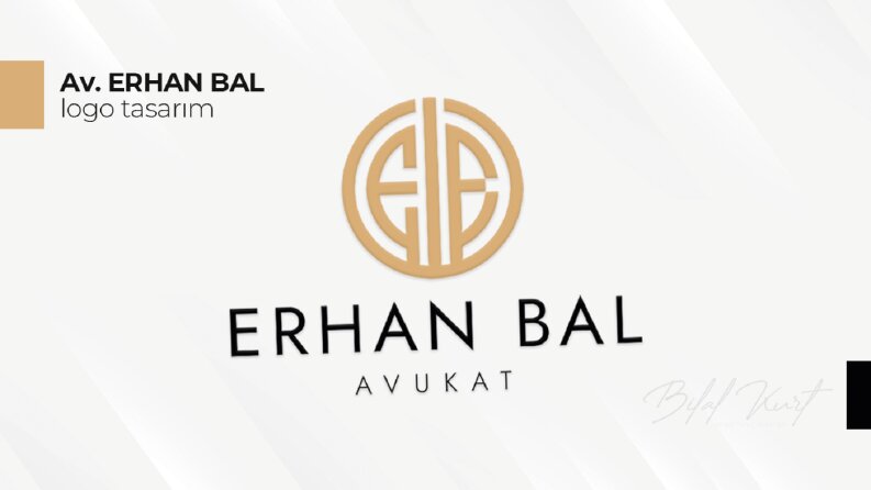 Av. Erhan BAL Logo Tasarın