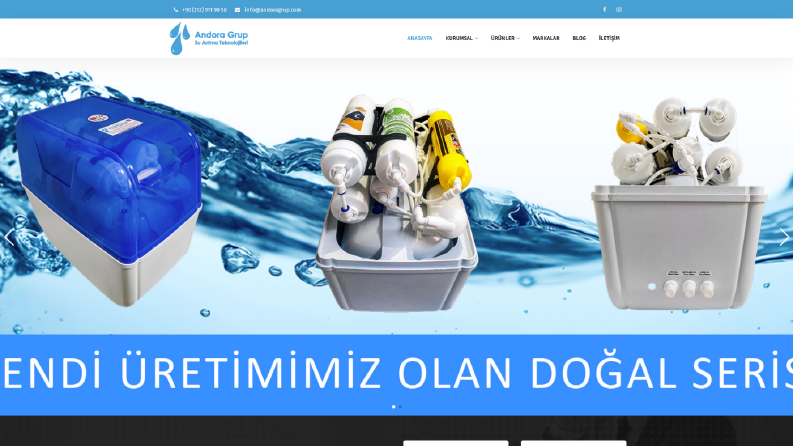 ANDORA GRUP - WEB SİTESİ TASARIMI