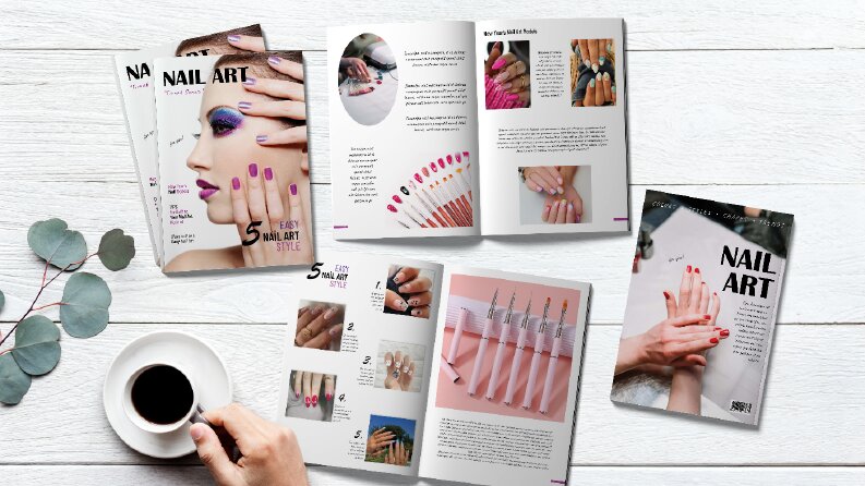 "Nail Art" Dergi Tasarımı