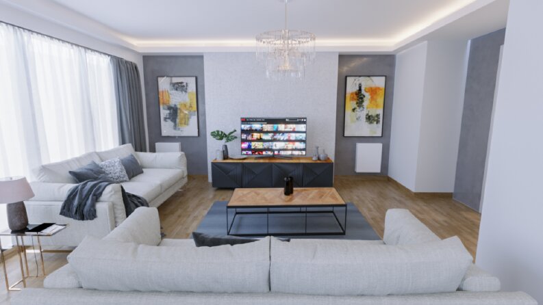 Konut projesi Ev tasarımı Render