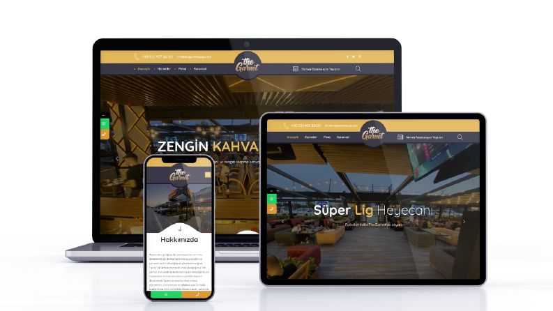 Restaurant Cafe Web Sitesi
