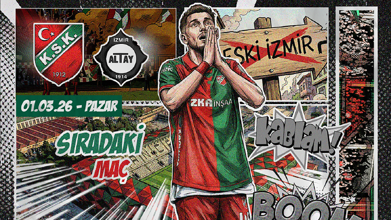 Karşıyaka - Altay Comic Match Day Tasarımı