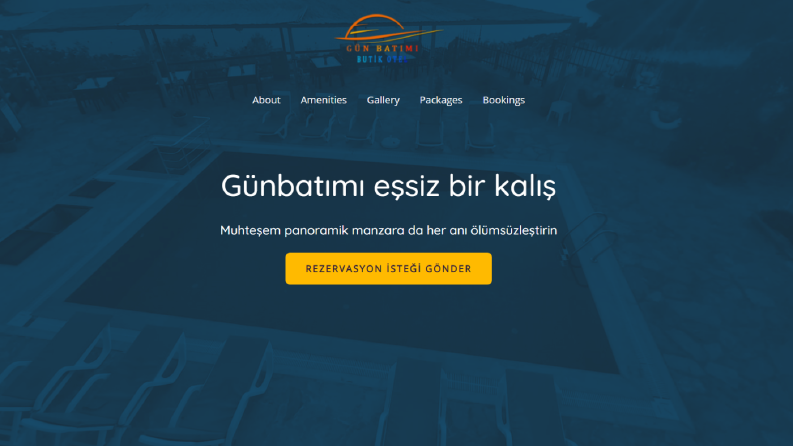 Butik Otel Tek Safya Web Sitesi