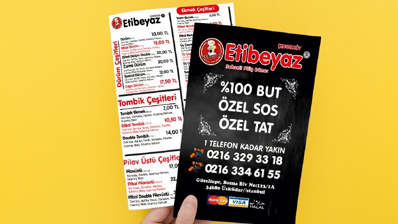 Etibeyaz Döner Broşür