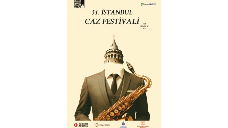 İstanbul jazz festivali afiş tasarımı