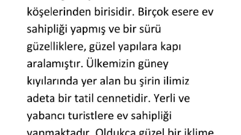 Mersin şehri