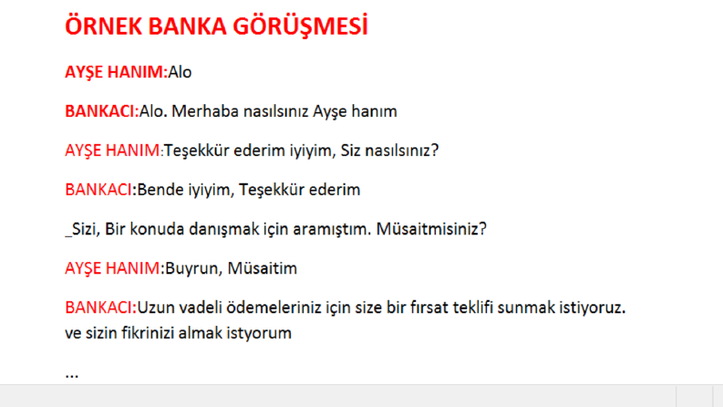 İş örneğim