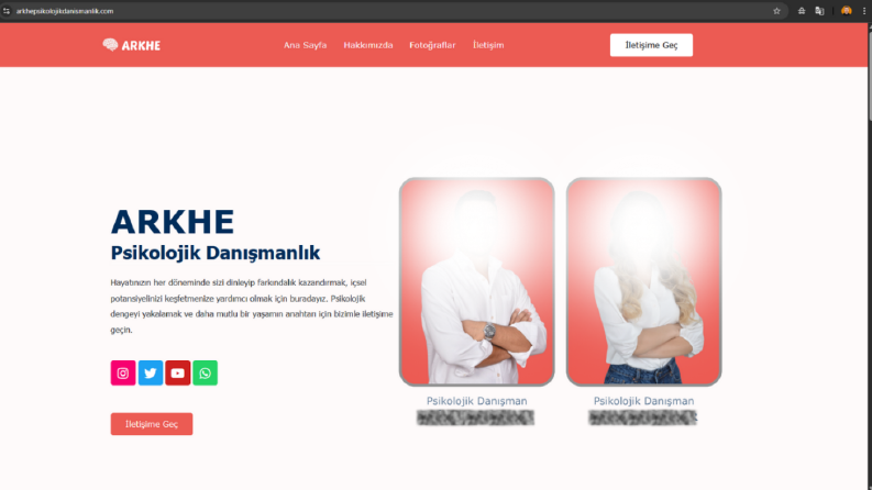 Psikolojik Danışmanlık - Kurumsal Web Sitesi