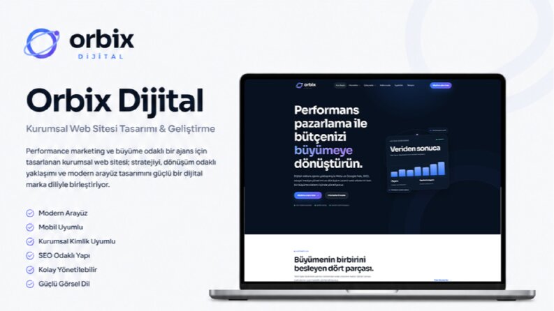 Orbix Dijital – Kurumsal Web Sitesi Tasarımı