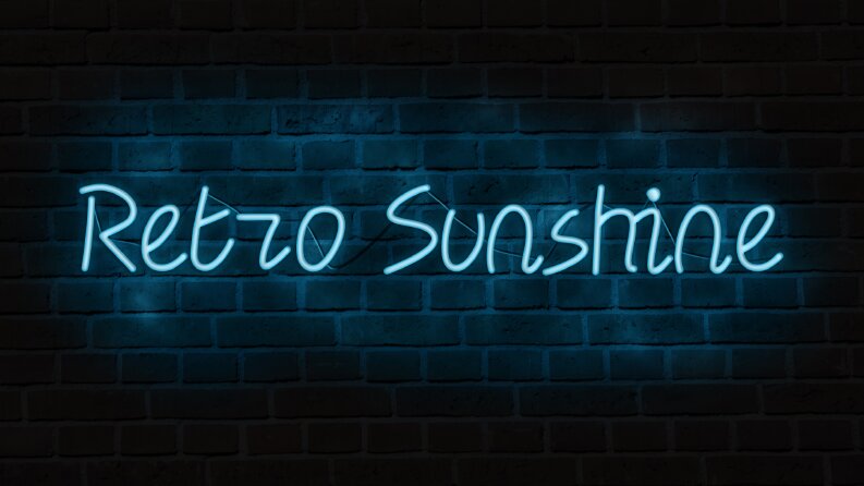 Retro Sunshine Neon