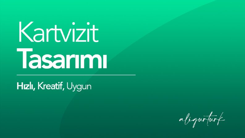 Kartvizit Tasarımı