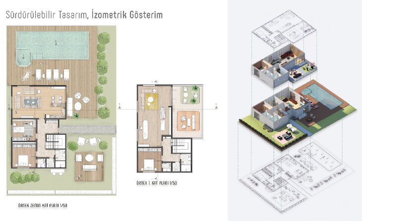 İzometrik- Mimari Tasarım