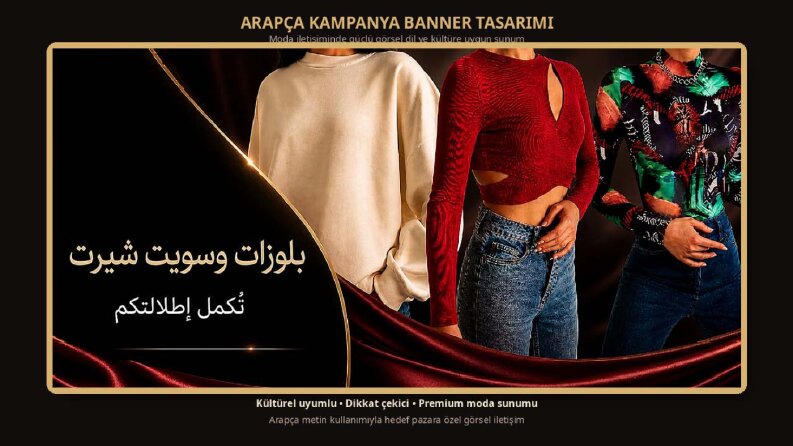 Arapça Kampanyayla Moda Markasına Yeni Bir Vitrin