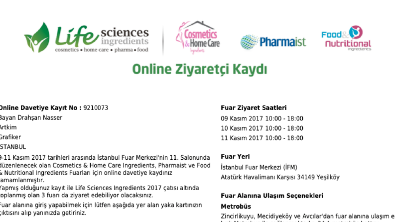 ARTKİM ZİYARETÇİ KARTI