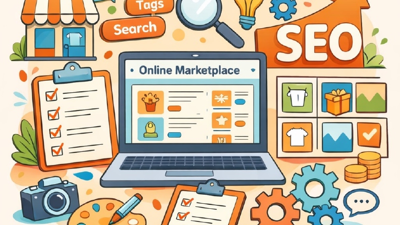 Etsy Mağaza Yönetimi & SEO: Ürün Listeleme, Başlık-Tag-Açıklama, Görsel Düzenleme