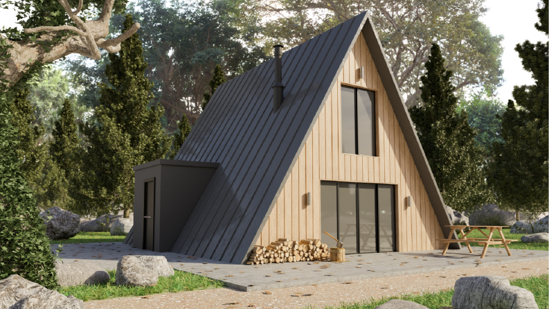 Orman Evi 3D Görselleştirme Çalışmam