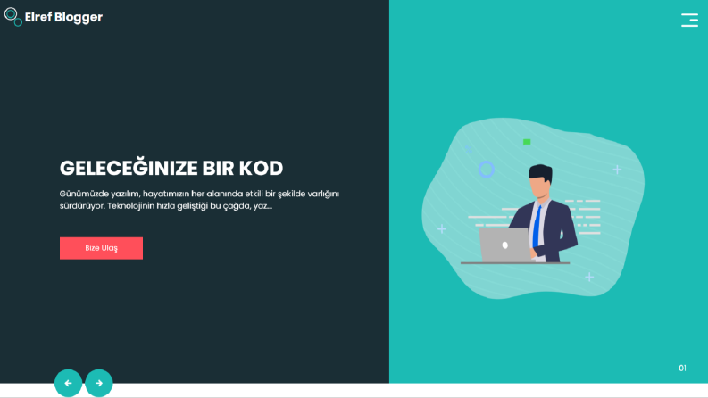 Geleceğe bir kod projesi(kurum sitesi)