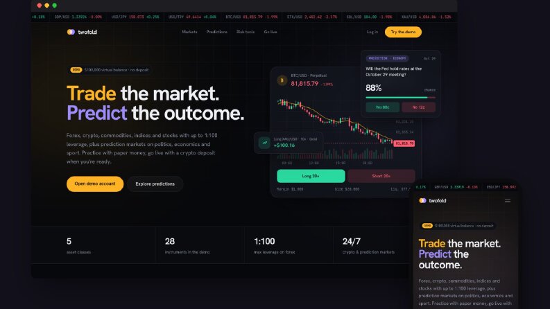 Twofold – Konsept Trading ve Tahmin Piyasası Platformu
