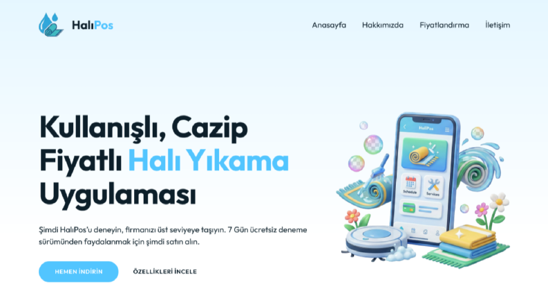 HalıPos Kurumsal Sitesi