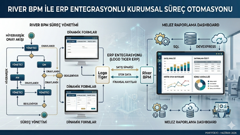 River BPM ile ERP Entegrasyonlu Kurumsal Süreç Otomasyonu