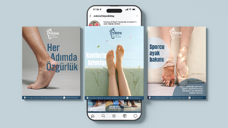 Podolji Kliniği - Sosyal Medya Post Tasarımı