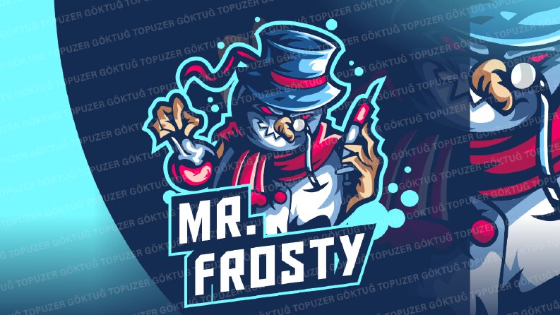 Mr. Frosty Takımı Logo Çalışması