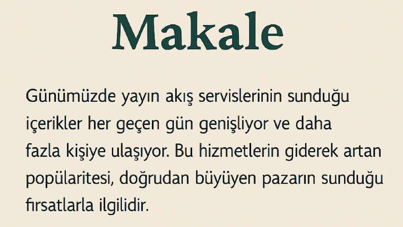 Metin Yazarlığı Portfolyosu