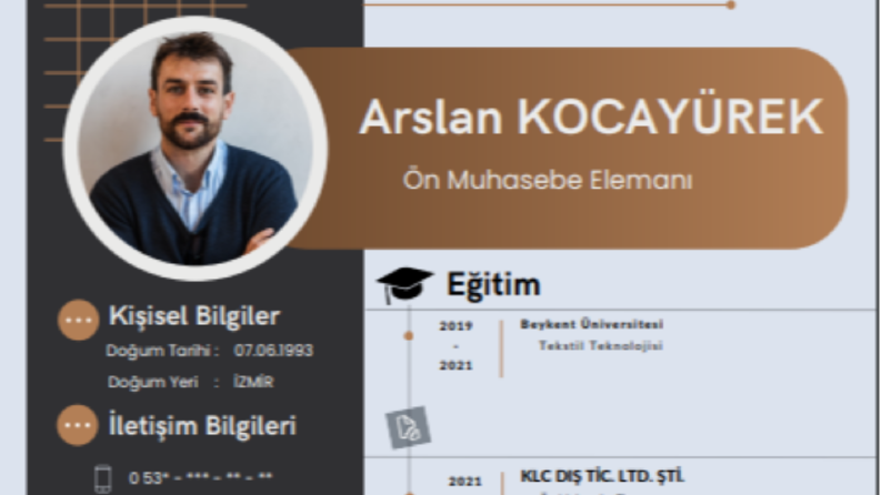 Özgeçmişinizi Rakiplerinizden Ayıran Yaratıcı Tasarım