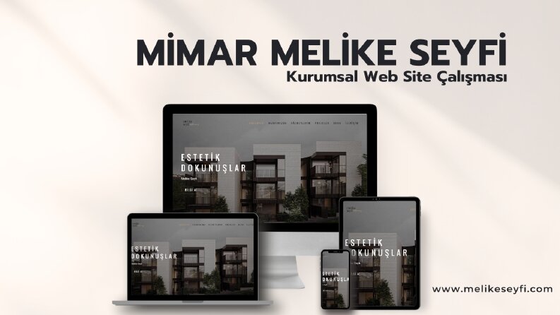 Mimar Melike Seyfi Web Site Tasarımı