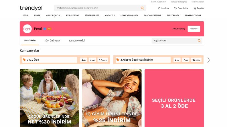 Trendyol Mağaza Tasarımları