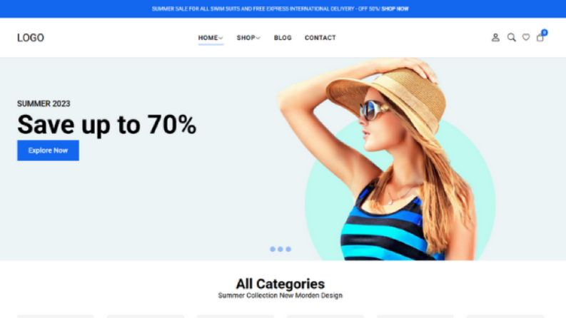  Modern E-Ticaret Web Sitesi Tasarımı