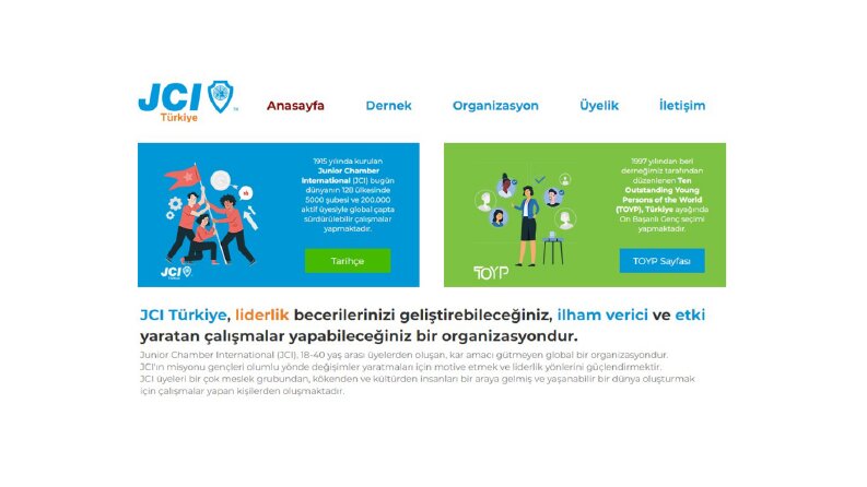 JCI Site Revizyon Tasarımı