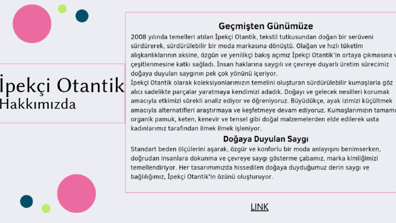 İpekçi Otantik-Hakkımızda