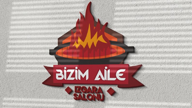 Bizim Aile Izgara Salonu Logo Tasarımı