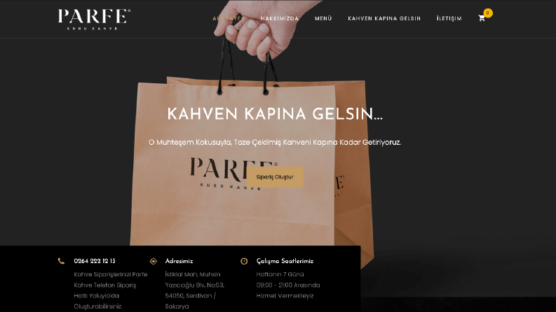 Parfe Kahve - E-Ticaret